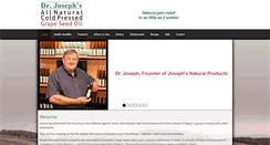 Desktop Screenshot of josephsnaturalproducts.com